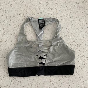 VS Pink Sports Bra with T Back EUC